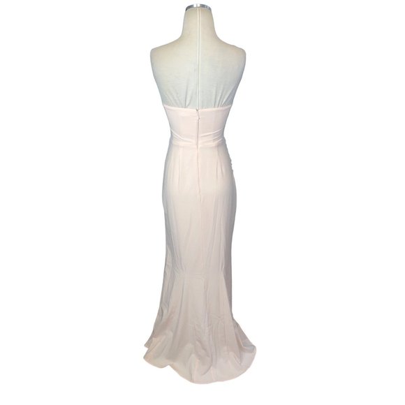 Lovers and Friends The Kim Gown in Blush XSmall New Womens Long Maxi Dress - Picture 6 of 9
